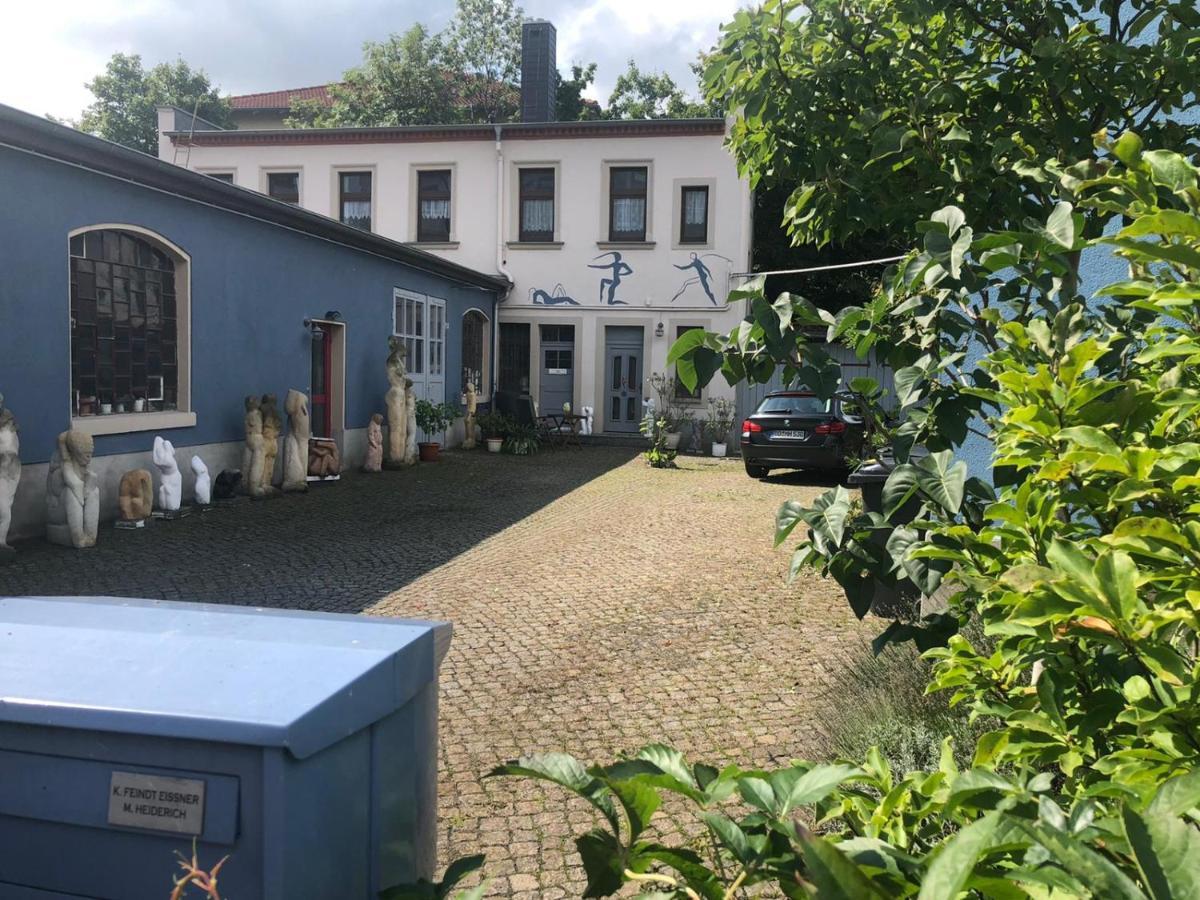 Apartamento Kunstoase Am Blauen Haus Dresde Exterior foto