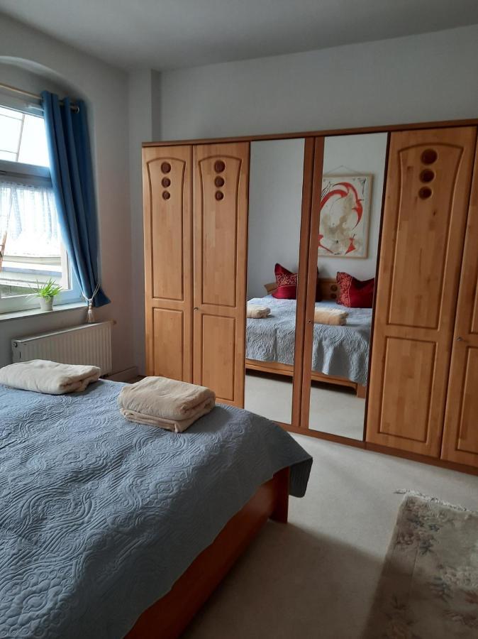 Apartamento Kunstoase Am Blauen Haus Dresde Exterior foto